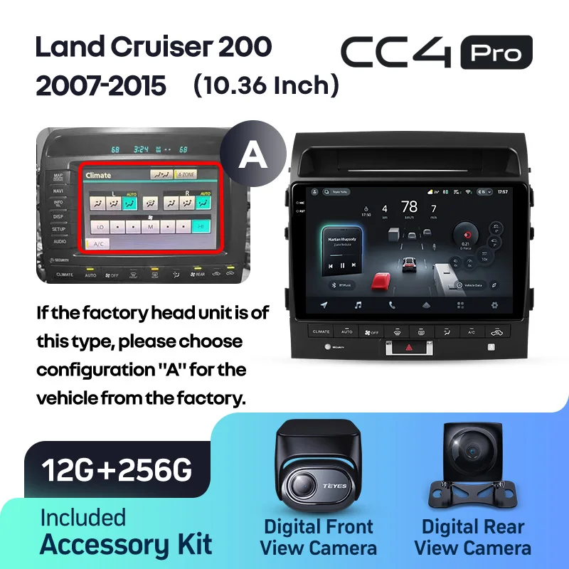 Toyota Land Cruiser 11 200 (2007-2015) [F3] 10 Inch - Image 17