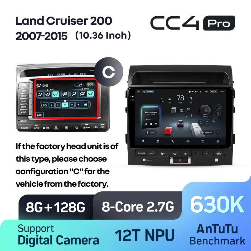 Toyota Land Cruiser 11 200 (2007-2015) [F3] 10 Inch - Image 7