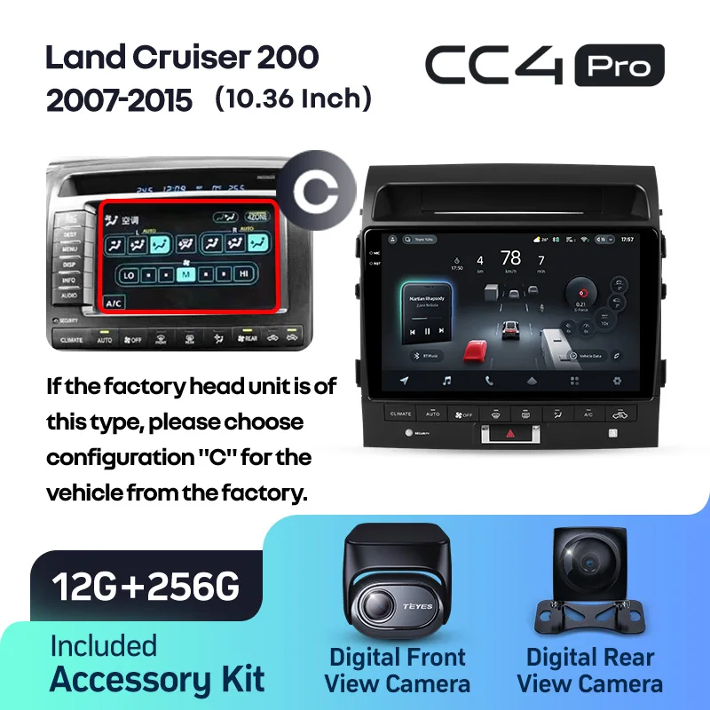 Toyota Land Cruiser 11 200 (2007-2015) [F3] 10 Inch - Image 8
