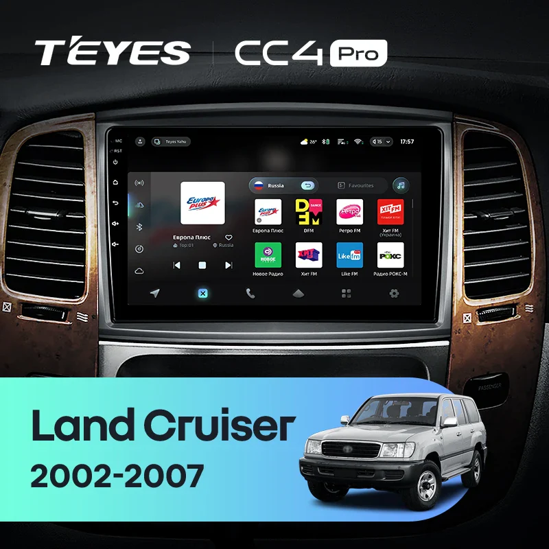 Toyota Land Cruiser LC 100 For Lexus LX470 J100 2 II (2002-2007)