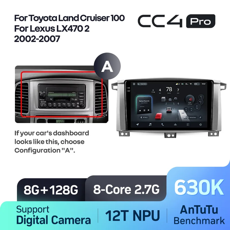 Toyota Land Cruiser LC 100 For Lexus LX470 J100 2 II (2002-2007) - Image 7