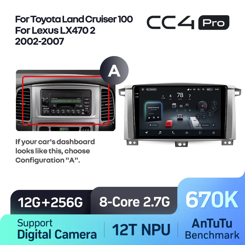 Toyota Land Cruiser LC 100 For Lexus LX470 J100 2 II (2002-2007) - Image 9