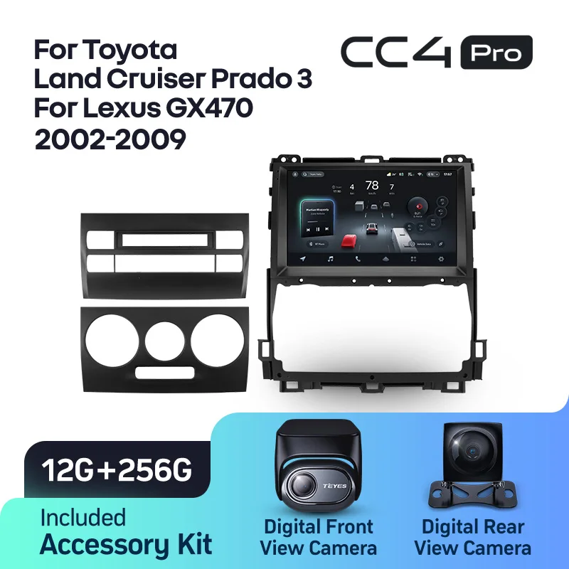 Toyota Land Cruiser Prado 120 3 III For Lexus GX470 GX 470 J120 (2002-2009) - Image 7