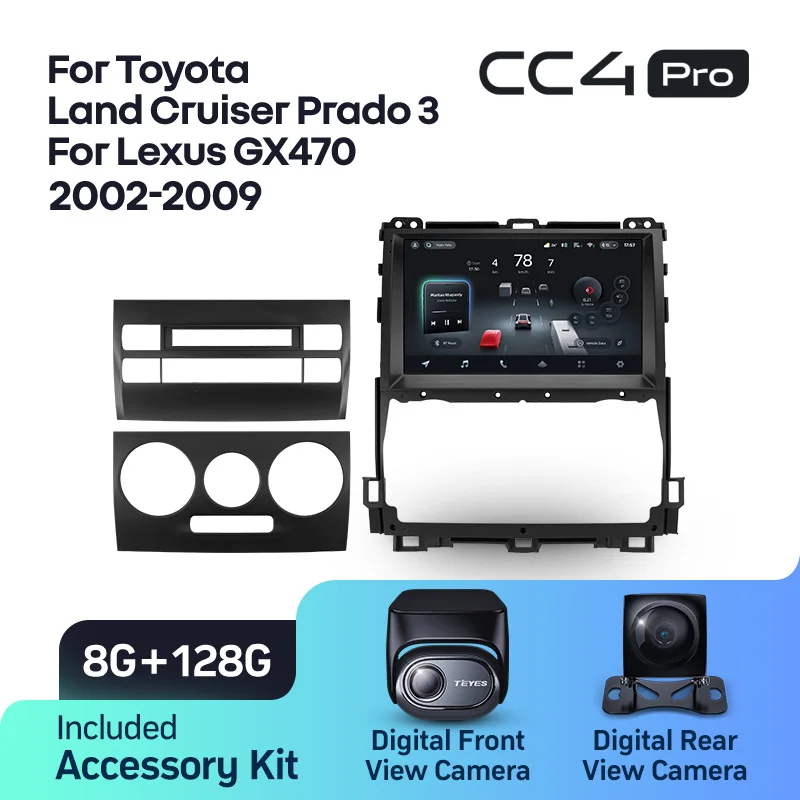 Toyota Land Cruiser Prado 120 3 III For Lexus GX470 GX 470 J120 (2002-2009) - Image 8