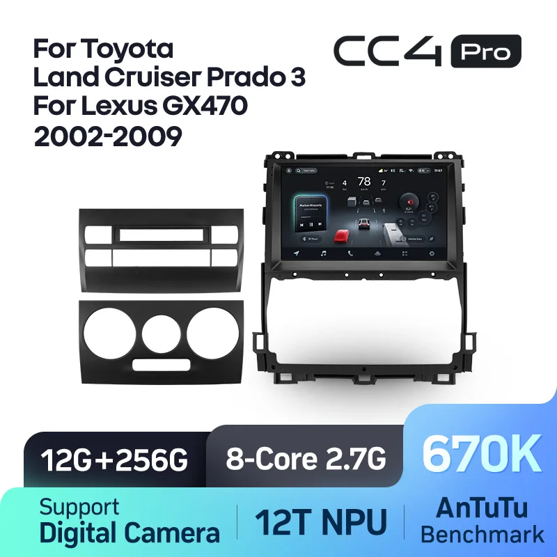 Toyota Land Cruiser Prado 120 3 III For Lexus GX470 GX 470 J120 (2002-2009) - Image 9