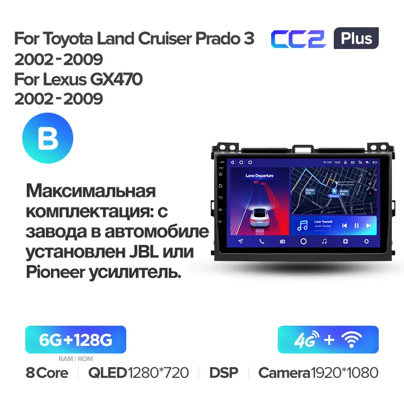 Toyota Land Cruiser Prado 120 3 III / Lexus GX470 GXÂ 470Â J120 (2002-2009) - Image 9