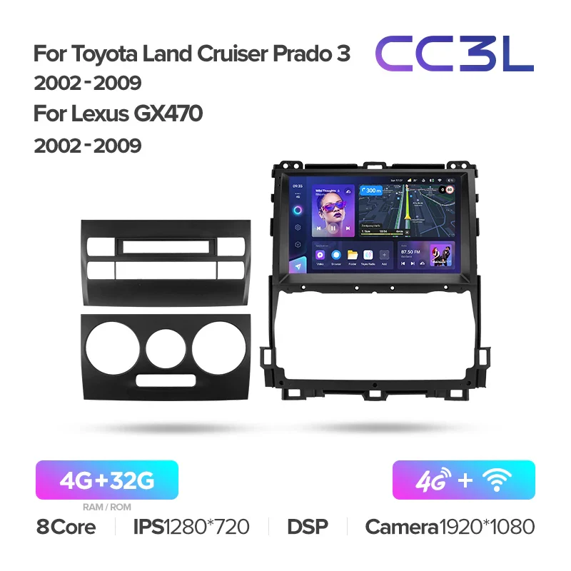 Toyota Land Cruiser Prado 120 3 III / Lexus GX470 GX 470 J120 (2002-2009) - Image 5