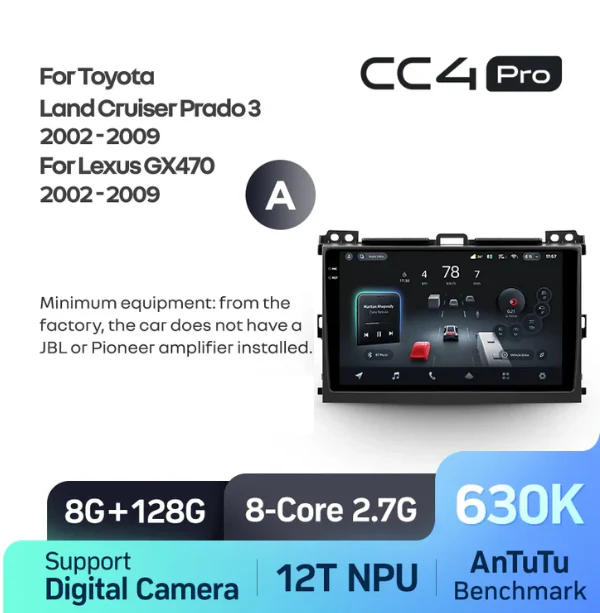 Toyota Land Cruiser Prado 120 3 / Lexus GX470 GX 470 J120 (2002-2009) - Image 7