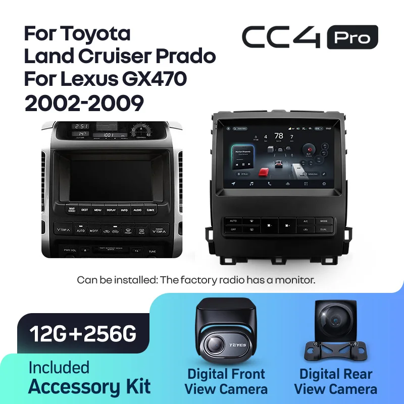 Toyota Landcruiser Land Cruiser Prado 120 J120 / Lexus GX470 GX 470 (2002-2009) [B] - Image 10