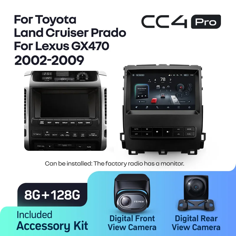 Toyota Landcruiser Land Cruiser Prado 120 J120 / Lexus GX470 GX 470 (2002-2009) [B] - Image 7
