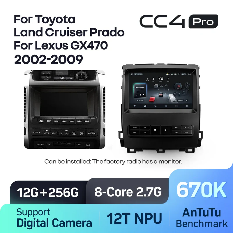 Toyota Landcruiser Land Cruiser Prado 120 J120 / Lexus GX470 GX 470 (2002-2009) [B] - Image 8