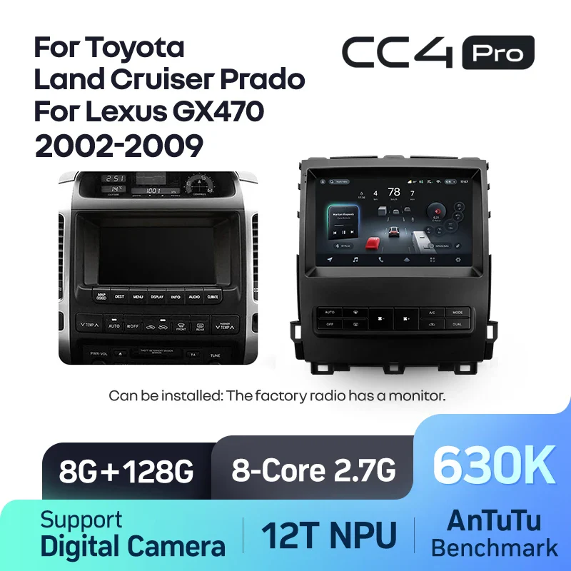 Toyota Landcruiser Land Cruiser Prado 120 J120 / Lexus GX470 GX 470 (2002-2009) [B] - Image 9