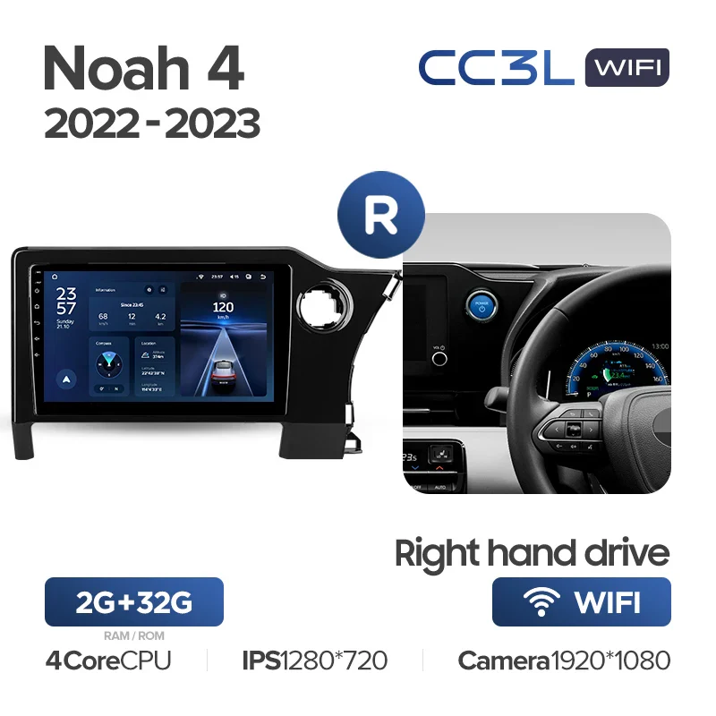Toyota Noah 4 R90 (2022-2023) Right Hand Drive - Image 4