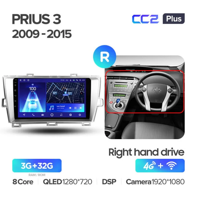 Toyota Prius 3 XW30 (2009-2015) Right hand drive - Image 6