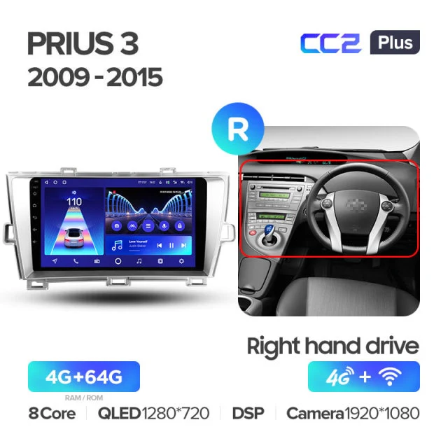 Toyota Prius 3 XW30 (2009-2015) Right hand drive - Image 7