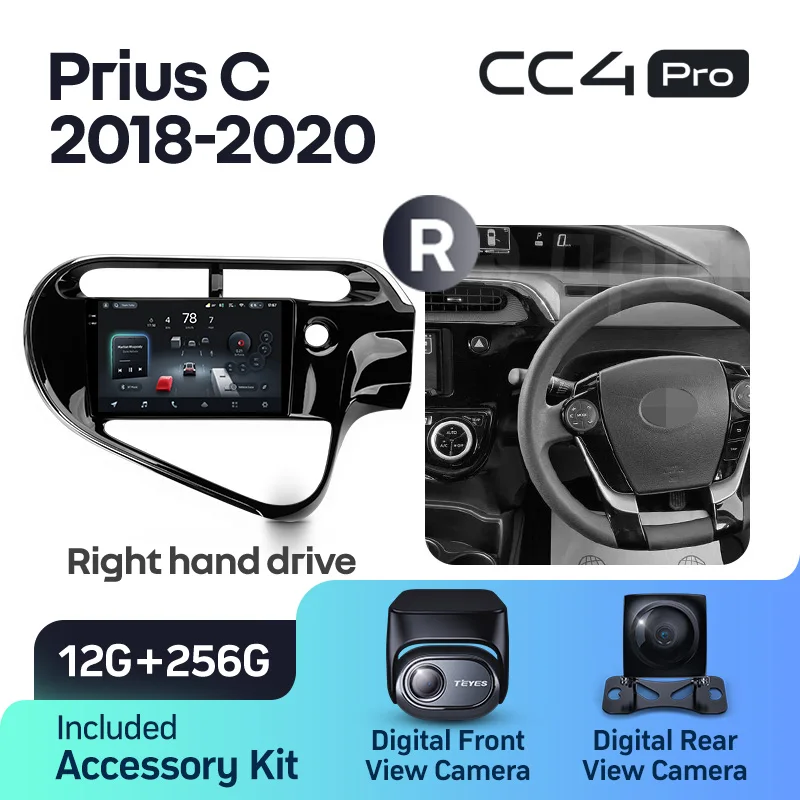 Toyota Prius C (2018-2020) Right hand drive - Image 10