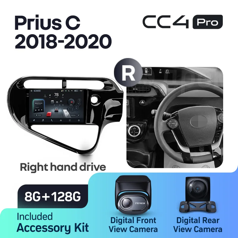 Toyota Prius C (2018-2020) Right hand drive - Image 7