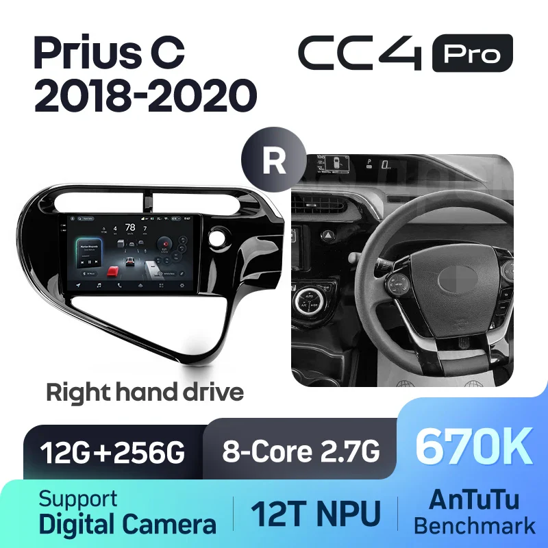 Toyota Prius C (2018-2020) Right hand drive - Image 8