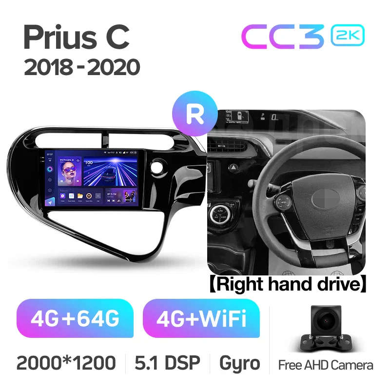 Toyota Prius C (2018 - 2020) Right Hand Driver - Image 6