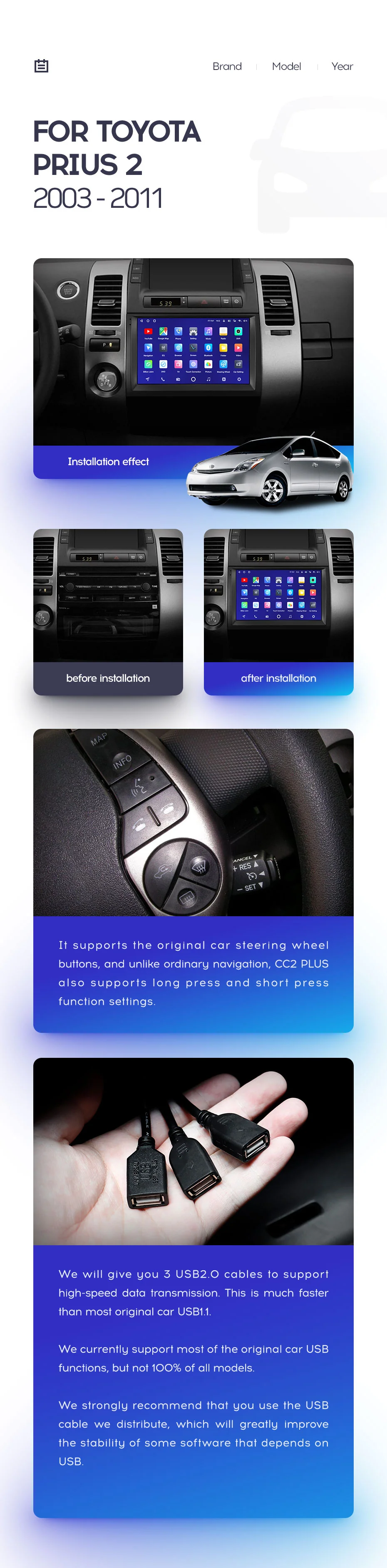 Toyota Prius XW20 II 2 (2003-2011) - Image 2