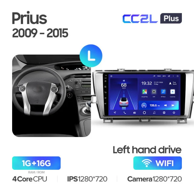 Toyota Prius 3 XW30 (2009-2015) Left Hand Drive - Image 4