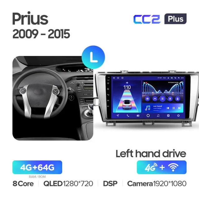 Toyota Prius 3 XW30 (2009-2015) Left Hand Drive - Image 7