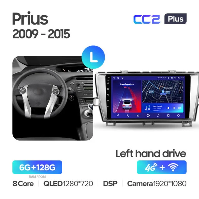 Toyota Prius 3 XW30 (2009-2015) Left Hand Drive - Image 8