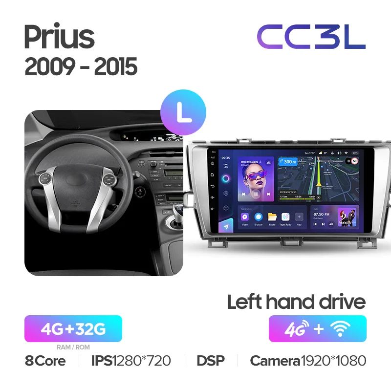 Toyota Prius XW30 (2009-2015) Left Hand Drive - Image 7