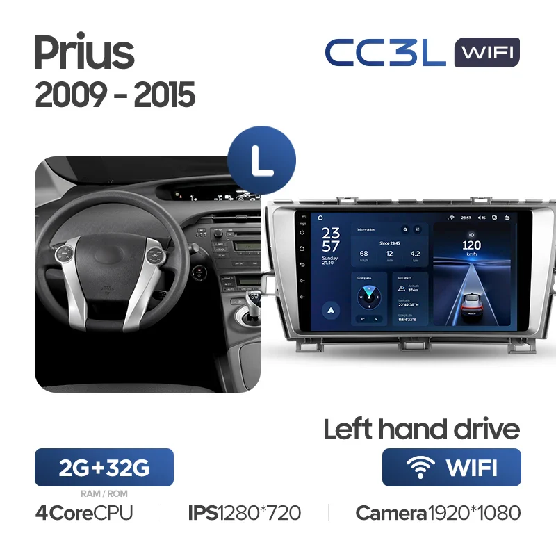 Toyota Prius XW30 (2009-2015) Left Hand Drive - Image 9