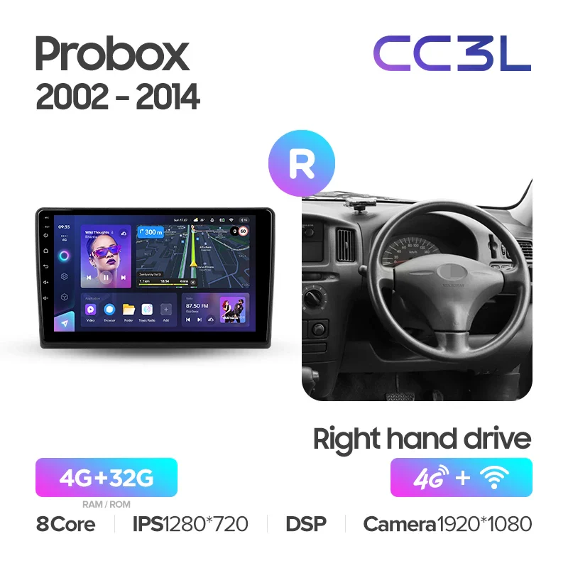 Toyota Probox XP50 XP50 XP160 (2002-2014) Right Hand Drive - Image 4