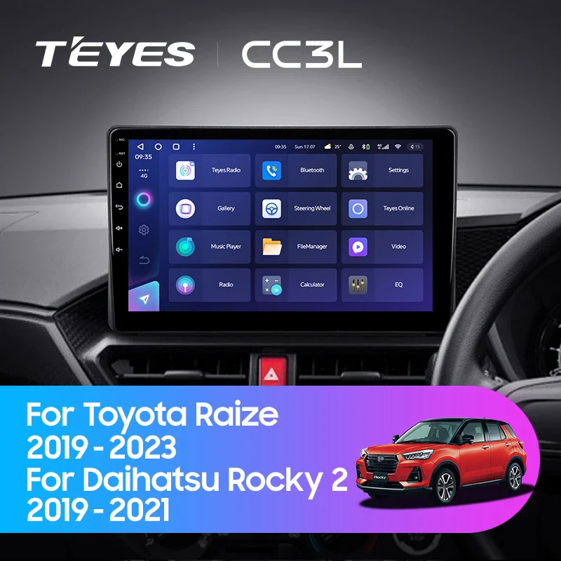 Toyota Raize 1 (2019-2023) / Daihatsu Rocky 2 (2019-2021) Right hand drive