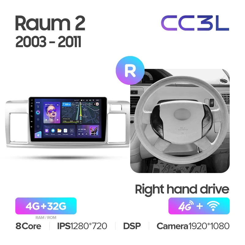 Toyota Raum 2 Z20 (2003-2011) Right-Hand Drive - Image 4
