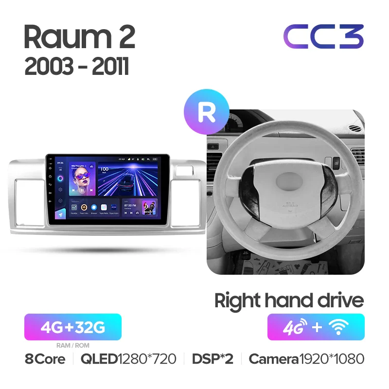 Toyota Raum 2 Z20 (2003-2011) Right-Hand Drive - Image 5