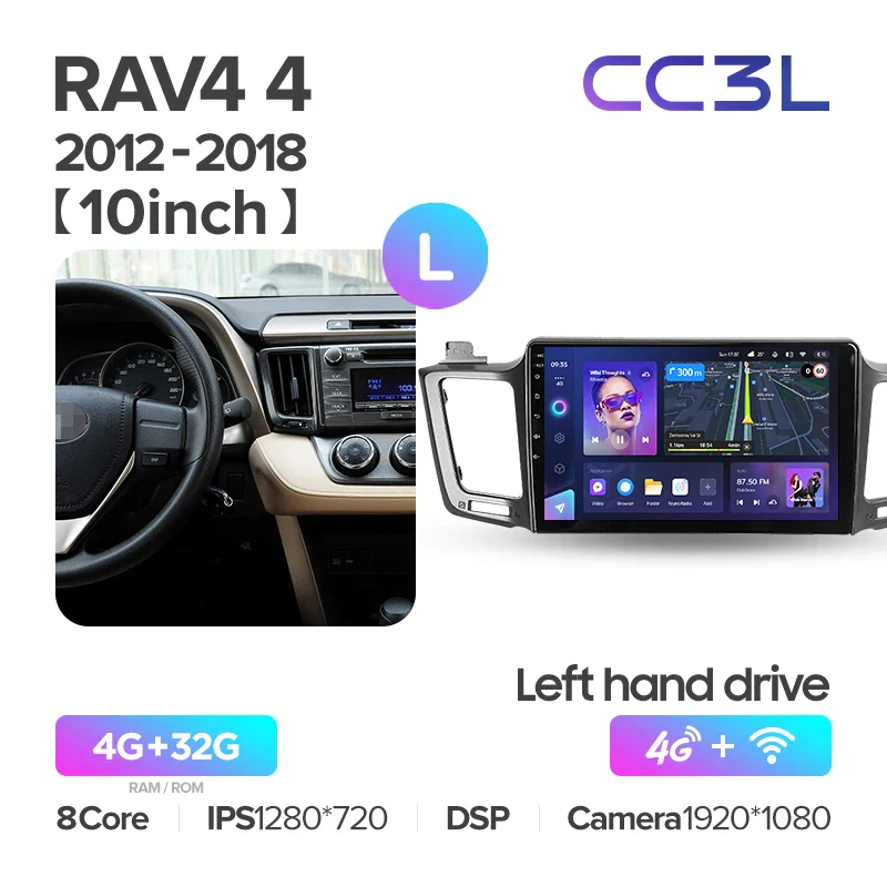 Toyota RAV4 (2012-2018) Left Hand Drive - Image 10