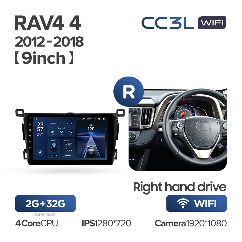 Toyota RAV4 (2012-2018) Left Hand Drive - Image 12