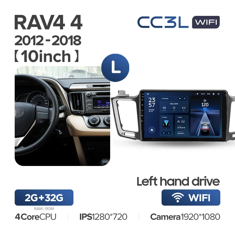 Toyota RAV4 (2012-2018) Left Hand Drive - Image 8