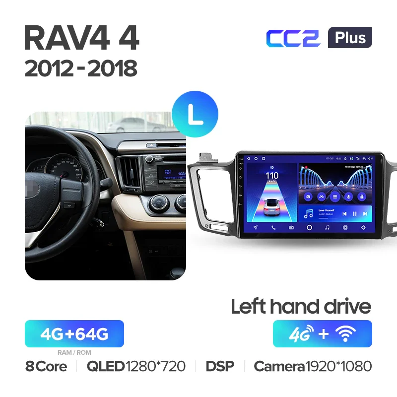 Toyota RAV4 4 XA40 5 XA50 (2012-2018) Left Hand Drive - Image 5