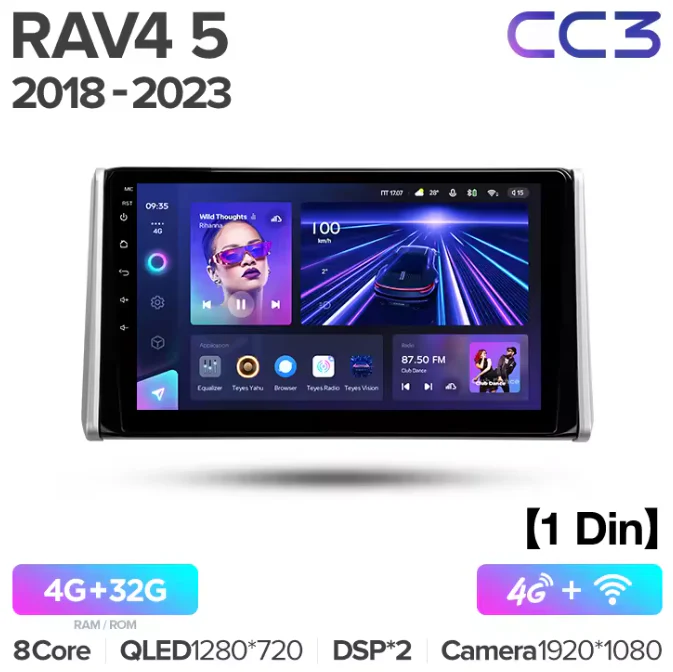 Toyota RAV4 5 XA50 (2018-2023) 11 & 13 Inch [F1] - Image 7