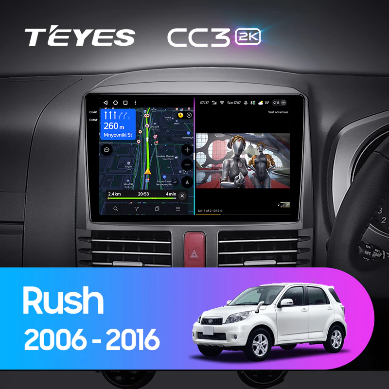 Toyota Rush J200 1 / Daihatsu Terios (2006-2016) Right hand drive