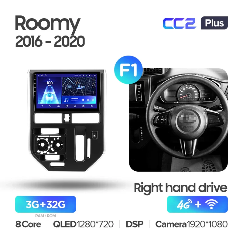 Toyota Tank Roomy (2016-2023) Right hand drive - Image 8