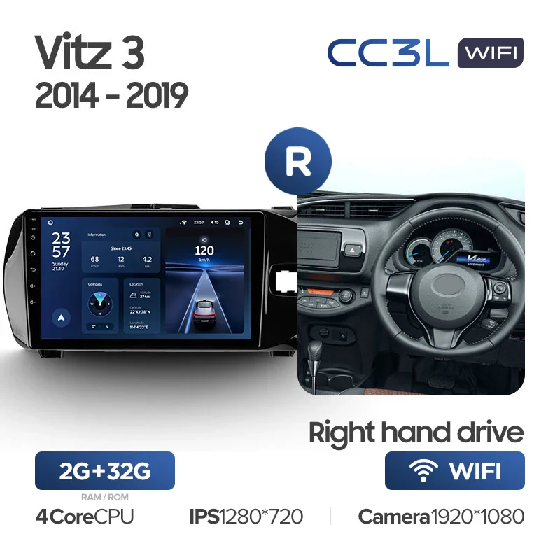 Toyota Vitz 3 III XP130 (2014-2019) Right hand drive - Image 6