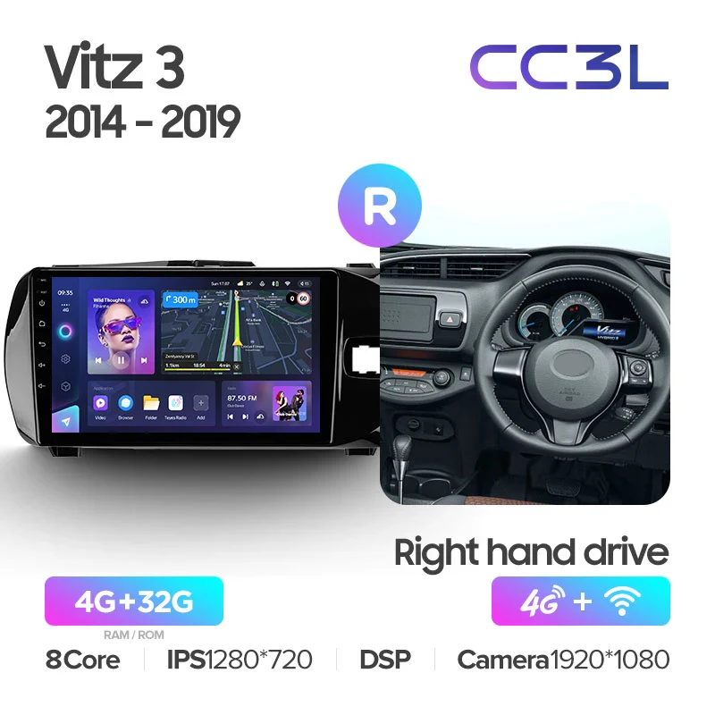 Toyota Vitz 3 III XP130 (2014-2019) Right hand drive - Image 8