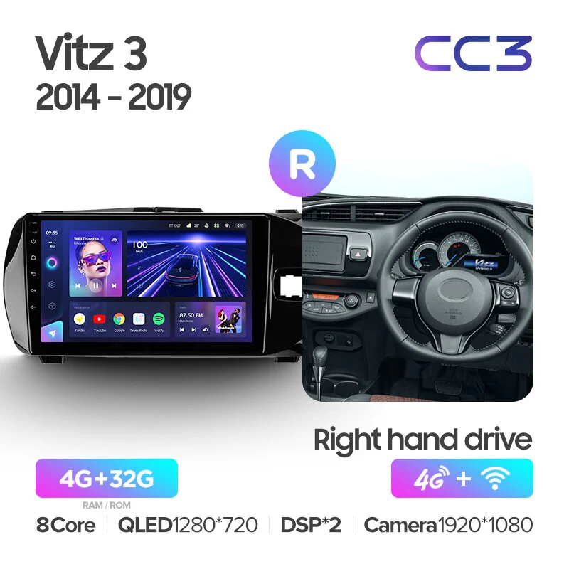 Toyota Vitz 3 III XP130 / Yaris (2014 - 2019) Right hand driver - Image 5