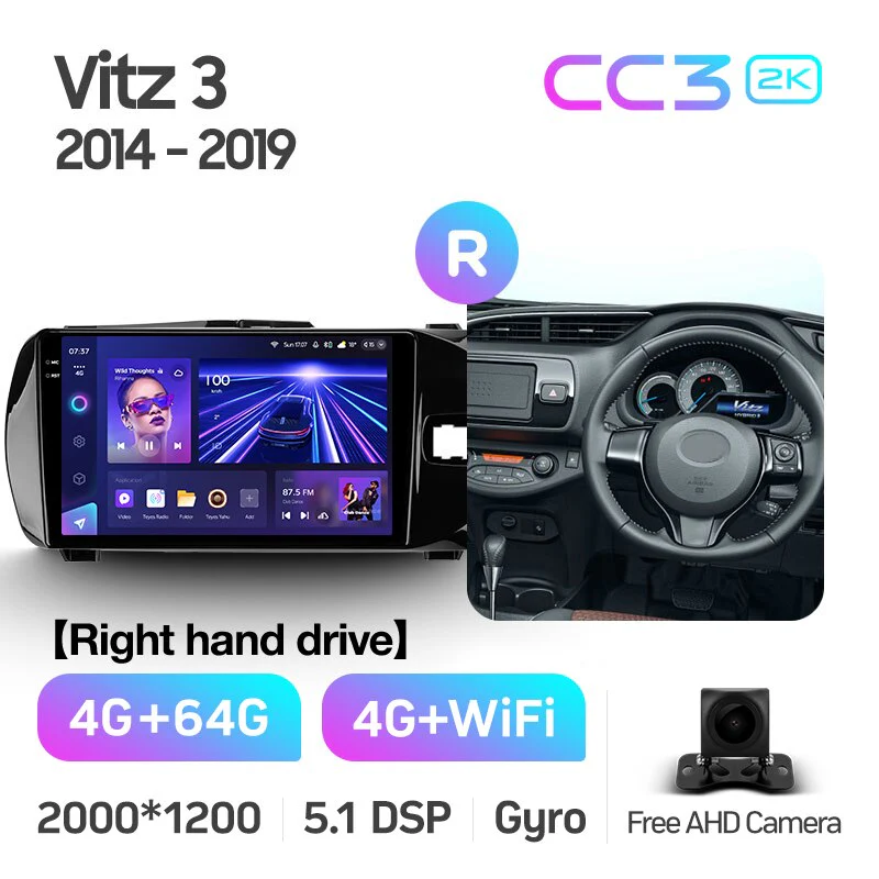 Toyota Vitz 3 III XP130 / Yaris (2014 - 2019) Right hand driver - Image 8
