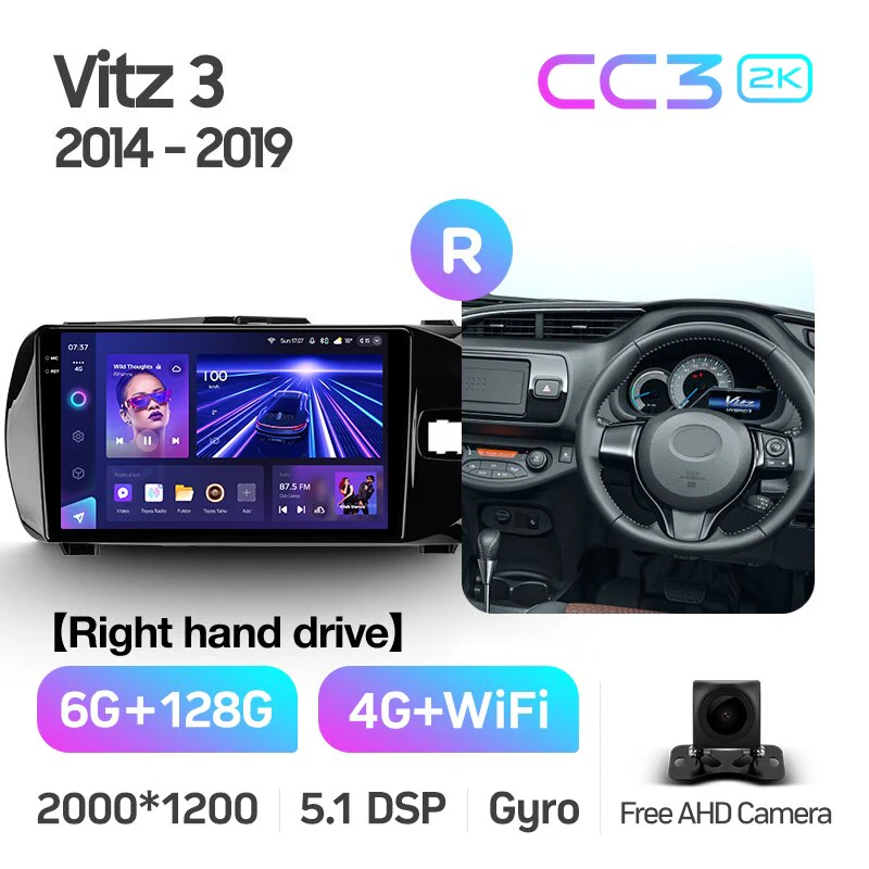 Toyota Vitz 3 III XP130 / Yaris (2014 - 2019) Right hand driver - Image 9