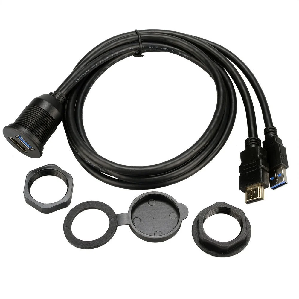 USB 3.0 & HDMI Flush Mount Extension Cable - Image 4