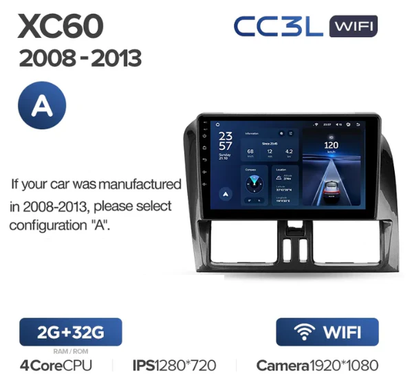 Volvo XC60 I 1 (2008-2017) Left Hand Drive - Image 7